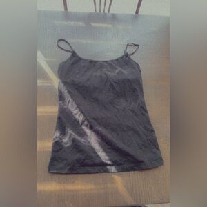 Black tank top
